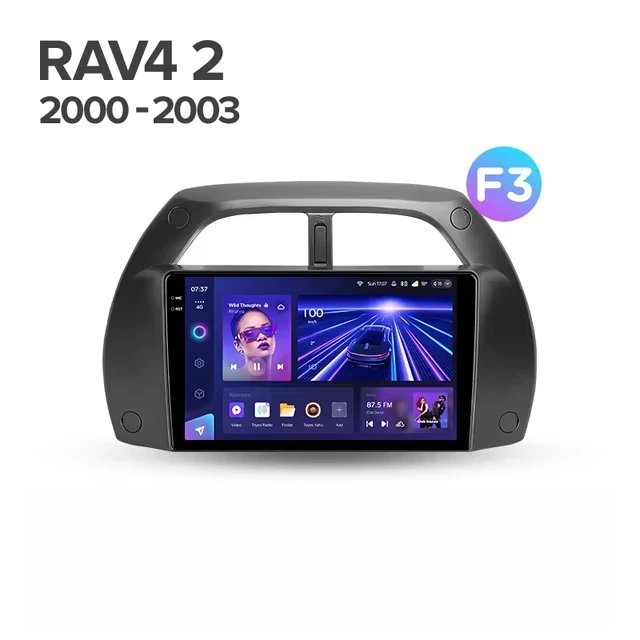 Штатная магнитола Teyes CC3 2K 4/64 Toyota RAV4 2 CA20 (2000-2003) F3