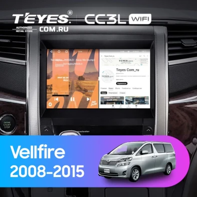 Штатная магнитола Teyes CC3L WiFi 2/32 Toyota Vellfire (2008-2015)