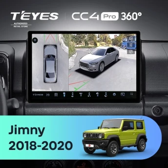 Штатная магнитола Teyes CC4 Pro 360 8/128 Suzuki Jimny JB64 (2018-2020) (13")