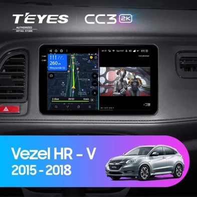 Штатная магнитола Teyes CC3 2K 6/128 Honda HR-V (2015-2018)