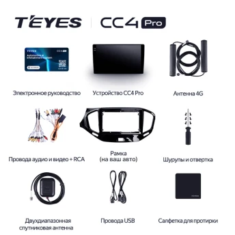 Штатная магнитола Teyes CC4 Pro 12/256 Seat Toledo 3 (2004-2009)