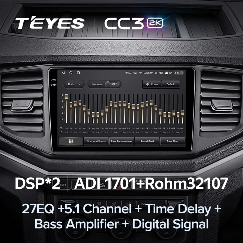 Штатная магнитола Teyes CC3 2K 6/128 Volkswagen Amarok 1 (2016-2020)