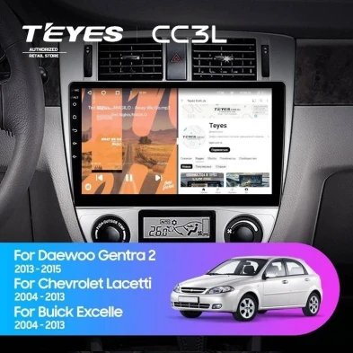 Штатная магнитола Teyes CC3L 4/32 Chevrolet Lacetti J200 (2004-2013) F2