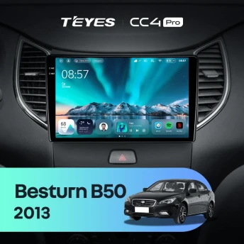 Штатная магнитола Teyes CC4 Pro 12/256 FAW Besturn B50 (2013-2016) F1