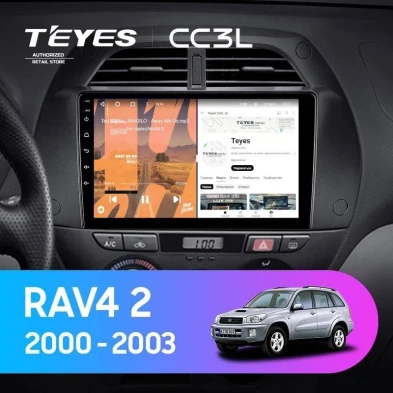 Штатная магнитола Teyes CC3L 4/32 Toyota RAV4 2 CA20 (2000-2003) F3