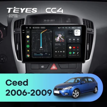 Штатная магнитола Teyes CC4 6/64 Kia Ceed (2006-2009)