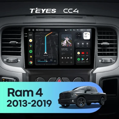 Штатная магнитола Teyes CC4 6/64 Dodge Ram 4 DJ DS (2013-2019) F3